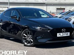 Black Used 2021 Mazda 3 Inclusive Hatchback | £16,163 (Fair price)