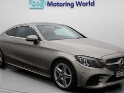 Silver Used 2020 Mercedes C220 AMG line Coupe | £19,800 (Fair price)