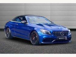 Blue Used 2022 Mercedes C63S AMG Premium Plus Cabriolet | £57,295 (Expensive)