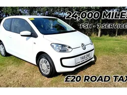 White Used 2015 VW up! move up! Hatchback | £6,795 (Fair price)
