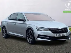 Silver Used 2021 Skoda Superb SportlinePlus Hatchback | £17,799 (Good price)