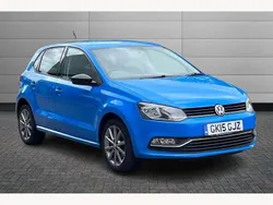 Blue Used 2015 VW Polo Design Hatchback | £7,490 (Fair price)