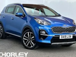 Blue Used 2019 Kia Sportage 4 SUV | £14,853 (Fair price)