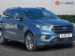 Metallic chrome blue Used 2019 Ford Kuga ST-Line SUV | £13,148 (Fair price)