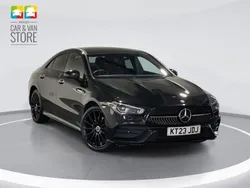 Black Used 2023 Mercedes CLA250e AMG Line Premium Plus Sedan | £27,399 (Fair price)