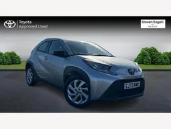 Silver Used 2023 Toyota Aygo PURE Hatchback | £12,411 (Fair price)