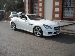 White Used 2016 Mercedes SLK250 AMG Cabriolet | £9,495 (Fair price)