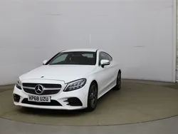 White Used 2018 Mercedes C300 AMG line Coupe | £18,000 (Fair price)