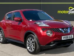 Red Used 2016 Nissan Juke Tekna SUV | £9,500 (Fair price)