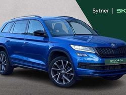 Race blue metallic Used 2020 Skoda Kodiaq SportLine SUV | £26,500 (Fair price)