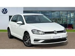 Pure white Used 2017 VW Golf VII SE Hatchback | £12,543 (Fair price)