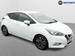 White Used 2018 Nissan Micra N-Connecta Hatchback | £9,649 (Fair price)