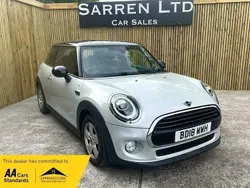 Silver Used 2018 Mini Cooper Hatch Hatchback | £10,645 (Good price)