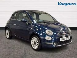 Blue Used 2022 Fiat 500C Dolcevita Cabriolet | £10,990 (Fair price)
