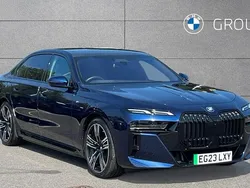 Blue Used 2023 BMW i7 M Sport Sedan | £66,475 (Super price)