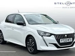 White Used 2022 Peugeot 208 Allure Premium Hatchback | £12,949 (Good price)