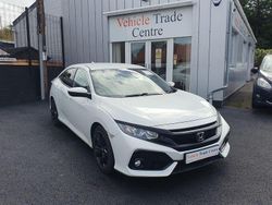 White Used 2017 Honda Civic SR Hatchback | £8,649 (Fair price)