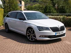 White Used 2016 Skoda Superb SportLine Estate | £16,995 (A bit pricey)