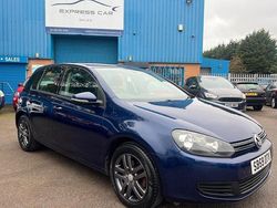 Blue Used 2009 VW Golf VI SE Hatchback | £3,875 (Fair price)