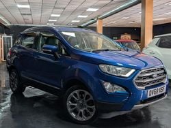 Blue Used 2018 Ford Ecosport Titanium SUV | £8,730 (Fair price)
