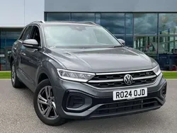 Indium grey metallic Used 2024 VW T-Roc R-line SUV | £27,281 (Fair price)