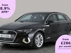 Black Used 2024 Audi A3 Sportback e-tron Sport Sedan | £21,106 (Super price)