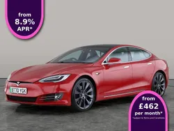 Red Used 2020 Tesla Model S Long Range Sedan | £29,291 (Fair price)