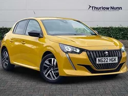 Yellow Used 2022 Peugeot 208 Allure Premium Hatchback | £13,699 (Fair price)