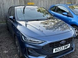 Chrome blue metallic Used 2023 Ford Focus ST-Line | £17,499 (A bit pricey)