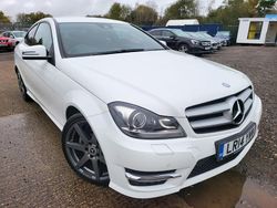 White Used 2014 Mercedes C250 Sport Edition Coupe | £6,895 (Good price)