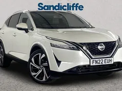White Used 2022 Nissan Qashqai Tekna SUV | £20,340 (Expensive)