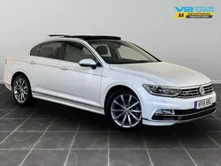 White Used 2019 VW Passat R-line Sedan | £19,195 (A bit pricey)