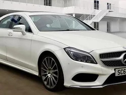 White Used 2015 Mercedes CLS350 AMG line Coupe | £11,995 (Super price)