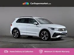 White Used 2021 VW Tiguan R-line SUV | £24,697 (Fair price)
