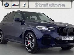 Blue Used 2022 BMW X5 M Sport SUV | £45,990 (Fair price)