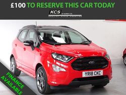 Red Used 2018 Ford Ecosport ST-Line SUV | £10,690 (Good price)