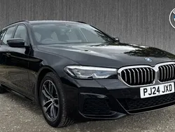 Black Used 2024 BMW 530e M Sport Estate | £35,299 (Fair price)