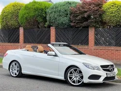 White Used 2016 Mercedes E350 AMG line Cabriolet | £18,000 (A bit pricey)