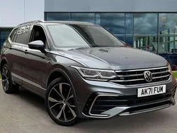 Grey Used 2021 VW Tiguan Allspace R-line SUV | £27,495 (A bit pricey)