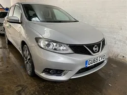 Silver Used 2015 Nissan Pulsar N-TEC Hatchback | £7,995 (A bit pricey)