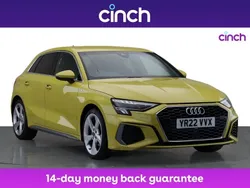 Yellow Used 2022 Audi A3 S-Line Hatchback | £19,679 (Fair price)