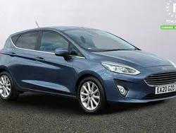 Blue Used 2020 Ford Fiesta Titanium Hatchback | £13,299 (Fair price)