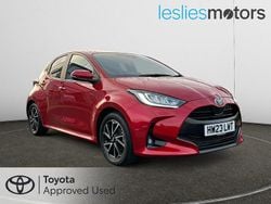 Red Used 2023 Toyota Yaris Hybrid Design Hatchback | £17,999 (Good price)