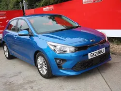 Blue Used 2021 Kia Rio 2 Hatchback | £13,695 (Fair price)