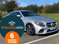 Silver Used 2019 Mercedes C220 AMG Line Premium Coupe | £14,990 (Good price)