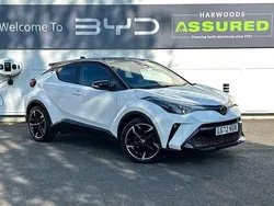White/black Used 2022 Toyota C-HR Sport SUV | £21,430 (Fair price)