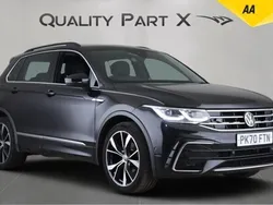 Black Used 2020 VW Tiguan R-line SUV | £20,150 (Good price)