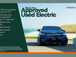 Graphite grey metallic Used 2023 Skoda Enyaq iV SportlinePlus SUV | £29,060 (Fair price)