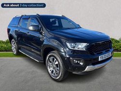 Black Used 2022 Ford Ranger Wildtrack Pickup | £21,450 (Good price)