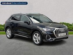 Black Used 2025 Audi Q3 S-Line SUV | £34,990 (Fair price)